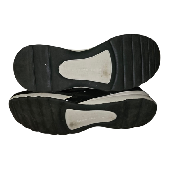 Zara Basic Black Knee-High Sneakers - Picture 3 of 6